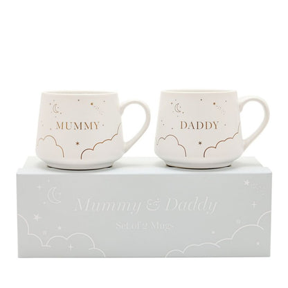 Mummy And Daddy Matching Mugs