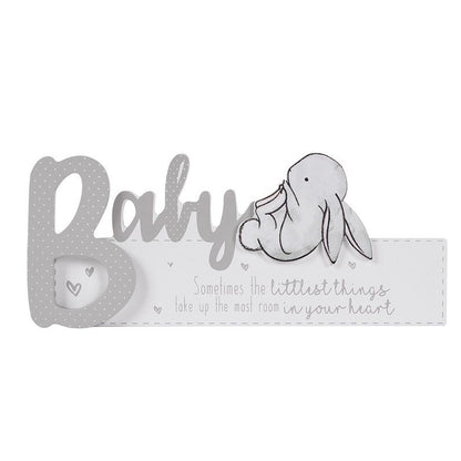 Wooden Baby Standing Sign