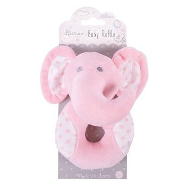 Plush Baby Handbell Rattle