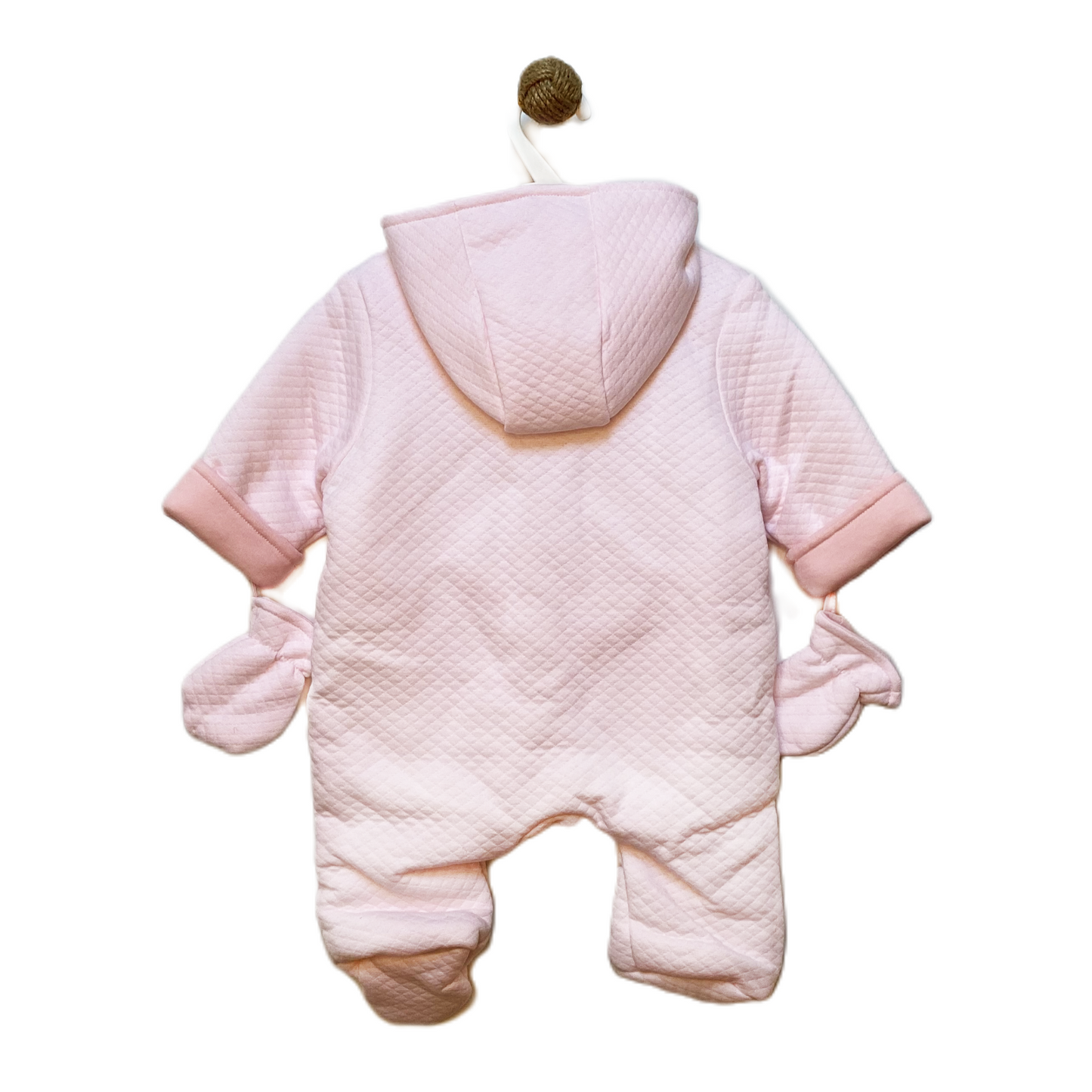 Bows Snowsuit - Pink