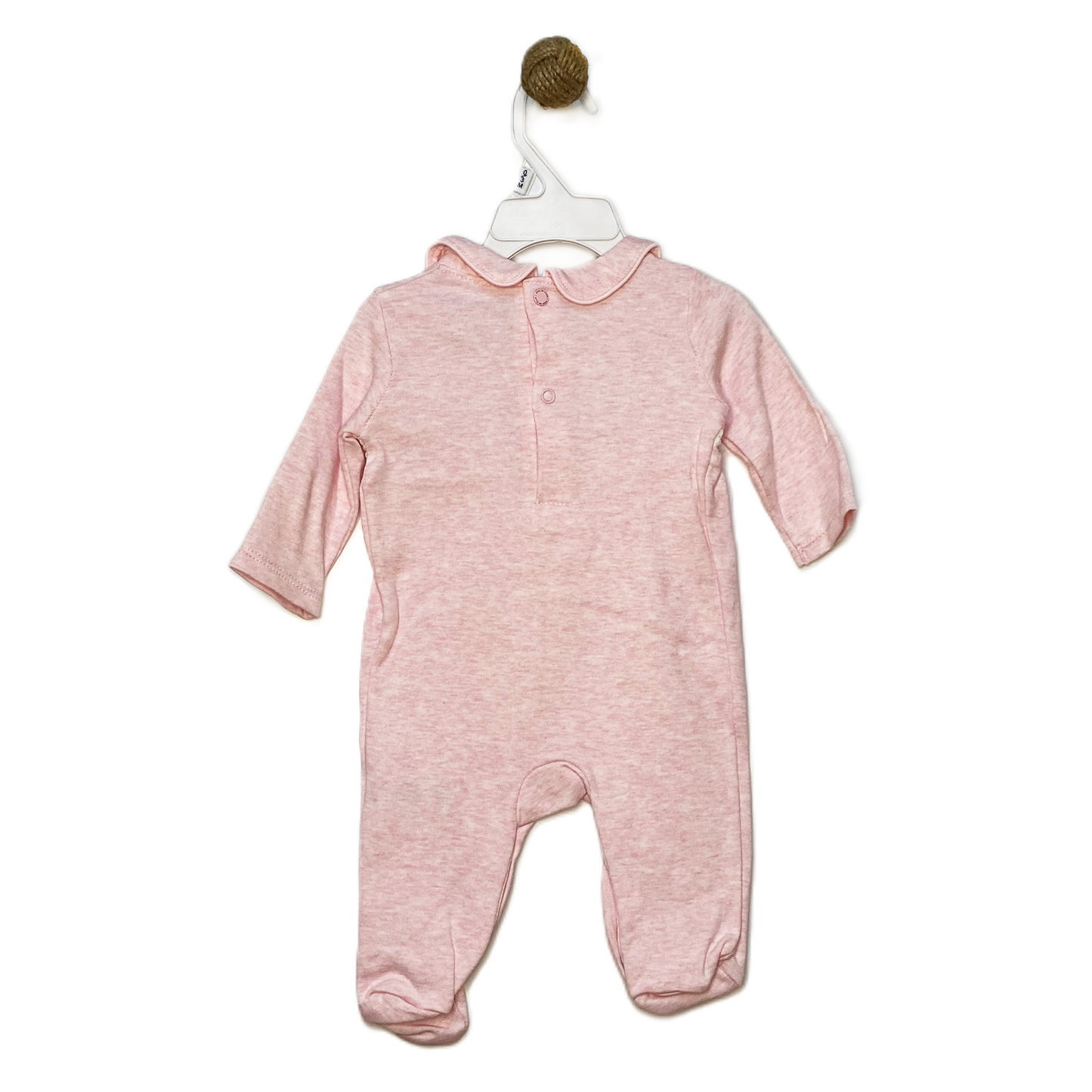 Argyle Sleepsuit - Pink