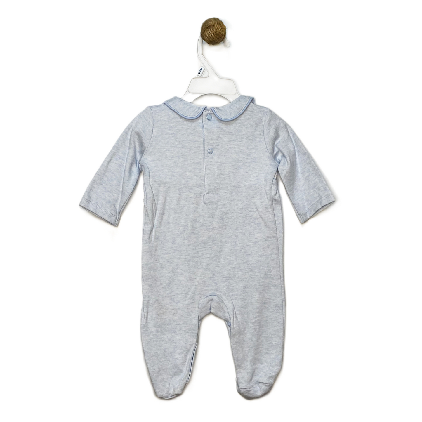 Argyle Sleepsuit - Blue