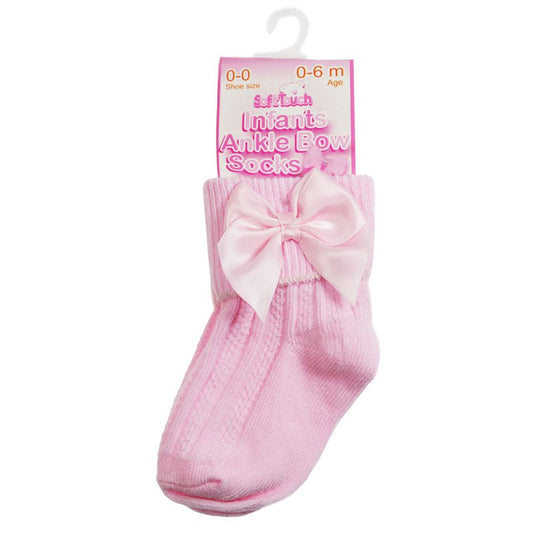 Bow Socks - Pink